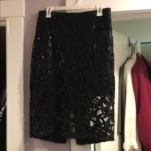 Sequin pencil skirt